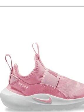 Nike Flex Runner 4 Slip on Sneakers in Light Pink Toddler Size 9 NIB